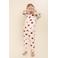 Charlie Choe pyjama met teddy details en hartjes - wit