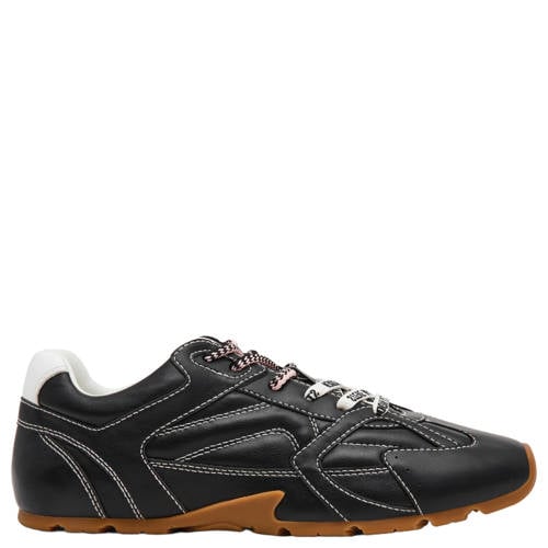 Steve Madden Asiel imitatieleren sneakers zwart
