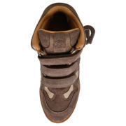 thumbnail: Steve Madden suède sneakers met sleehak taupe
