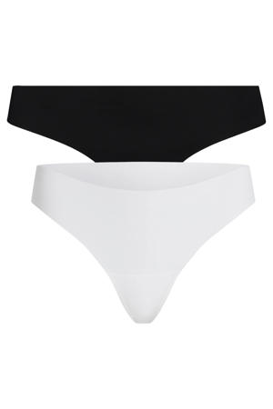 Invisible seamless string - wit (set van 2)