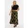 YOEK midi rok dolce Plus Size - geel