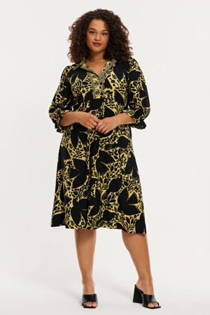 jurk Plus Size - geel