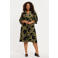 YOEK jurk Plus Size - geel