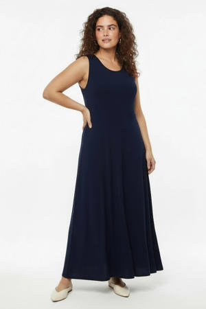 maxi jurk blauw