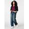 MS Mode wide leg jeans Plus Size - donkerblauw