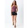 MANGO TEEN haltertop gebreid paars