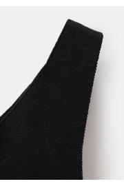 thumbnail: MANGO TEEN one shoulder top zwart