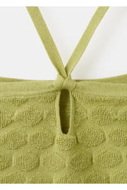 thumbnail: MANGO TEEN haltertop met textuur groen