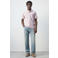 Mango Man regular polo roze