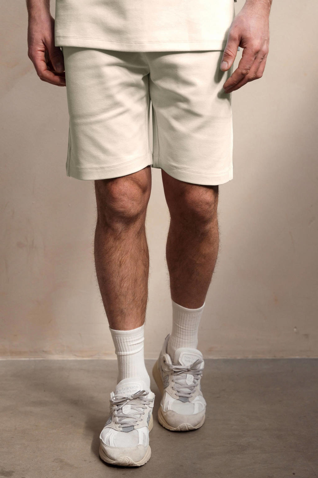 Kultivate Luxury regular sweatshort ecru