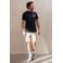 Kultivate regular fit T-shirt met print - donkerblauw