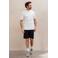 Kultivate relaxed fit T-shirt met backprint - wit