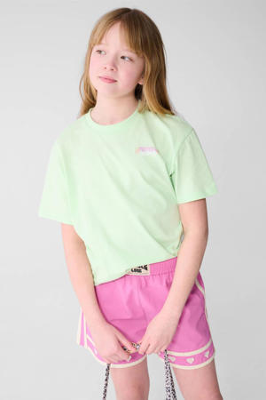 T-shirt met backprint groen