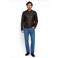 Goosecraft leren jas - donkerbruin