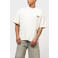 Equalité boxy T-shirt met backprint ecru