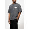 Equalité boxy t-shirt met backprint grijs