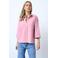 SisterS Point blouse met krijtstreep - roze