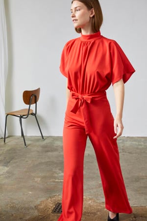 jumpsuit koraalrood