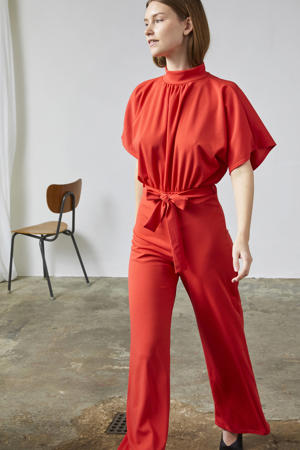 jumpsuit koraalrood