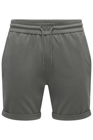ONSNEWKODYL regular casual short grijsgroen