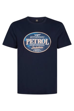 regular T-shirt donkerblauw