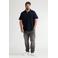 Petrol industries Plus Size regular polo donkerbruin