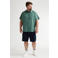 Petrol industries Plus Size regular cargo short donkerblauw