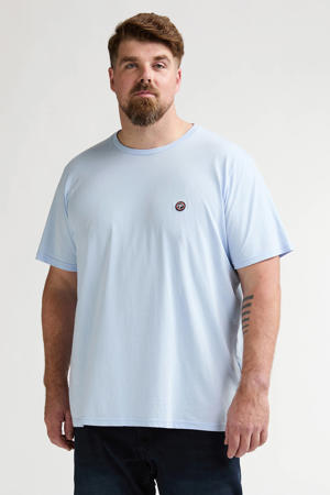 regular T-shirt lichtblauw
