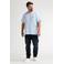 Petrol industries Plus Size regular T-shirt lichtblauw