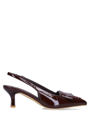lak slingback pumps bruin