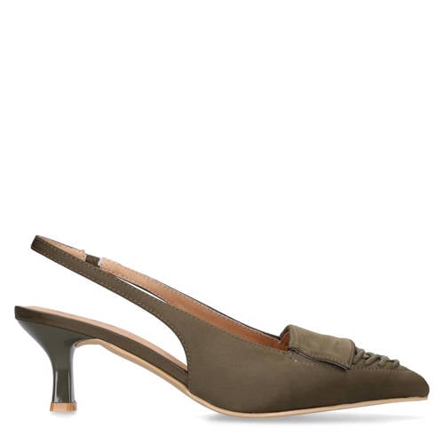 Sacha slingback pumps groen