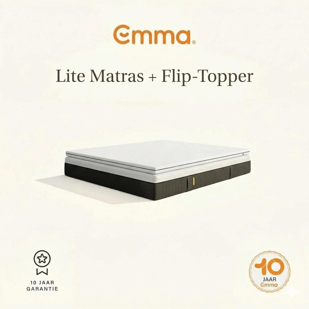 Emma bundel Lite matras + Flip topper