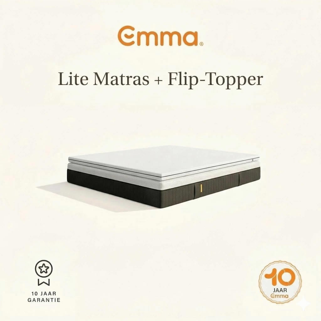 Emma bundel Lite matras + Flip topper