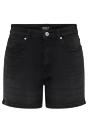 thumbnail: ONLY denim regular waist short zwart
