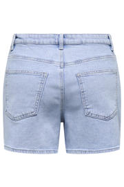 thumbnail: ONLY regular waist short light blue denim