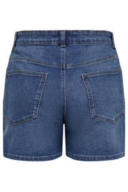 thumbnail: ONLY regular waist short medium blue denim