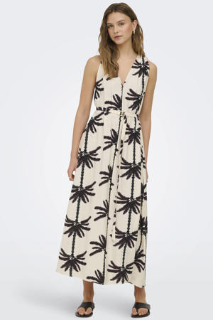 midi jurk ecru