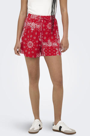 regular high waist casual short rood