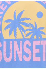 thumbnail: ONLY T-shirt met backprint blauw