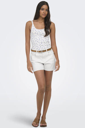 denim regular waist short wit