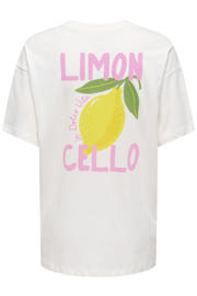 thumbnail: ONLY T-shirt met backprint ecru