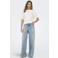 ONLY T-shirt met backprint ecru