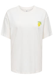 thumbnail: ONLY T-shirt met backprint ecru