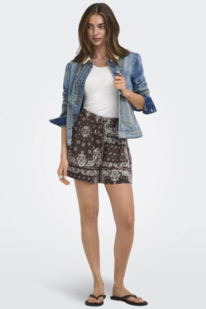 regular high waist casual short bruin