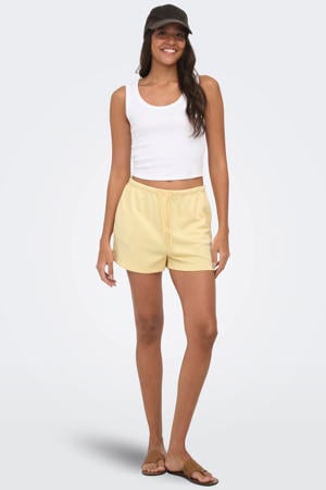 regular waist sweatshort geel