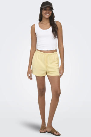 regular waist sweatshort geel