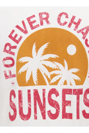 thumbnail: ONLY T-shirt met backprint ecru