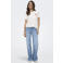 ONLY T-shirt met backprint ecru