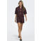 ONLY regular waist casual short broderie donkerrood