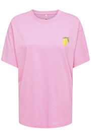 thumbnail: ONLY T-shirt met backprint roze